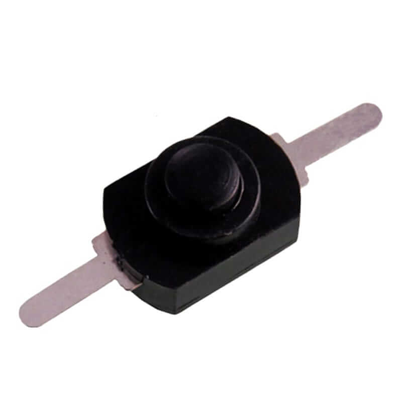 Botón pulsador con retro iluminación 12V 24V 5A 16mm Negro/SW-CL1 –  Mautolite