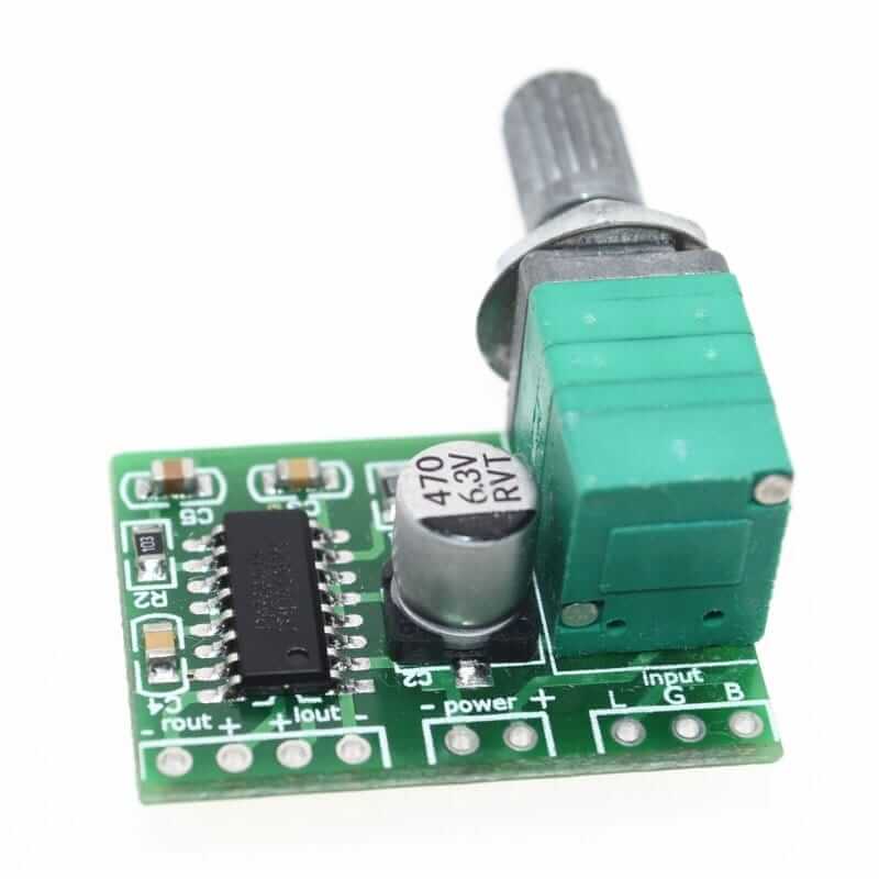 Color Verde PAM8403 Ultra Miniature 2 Canales, 3 W Amplificador Digital 
